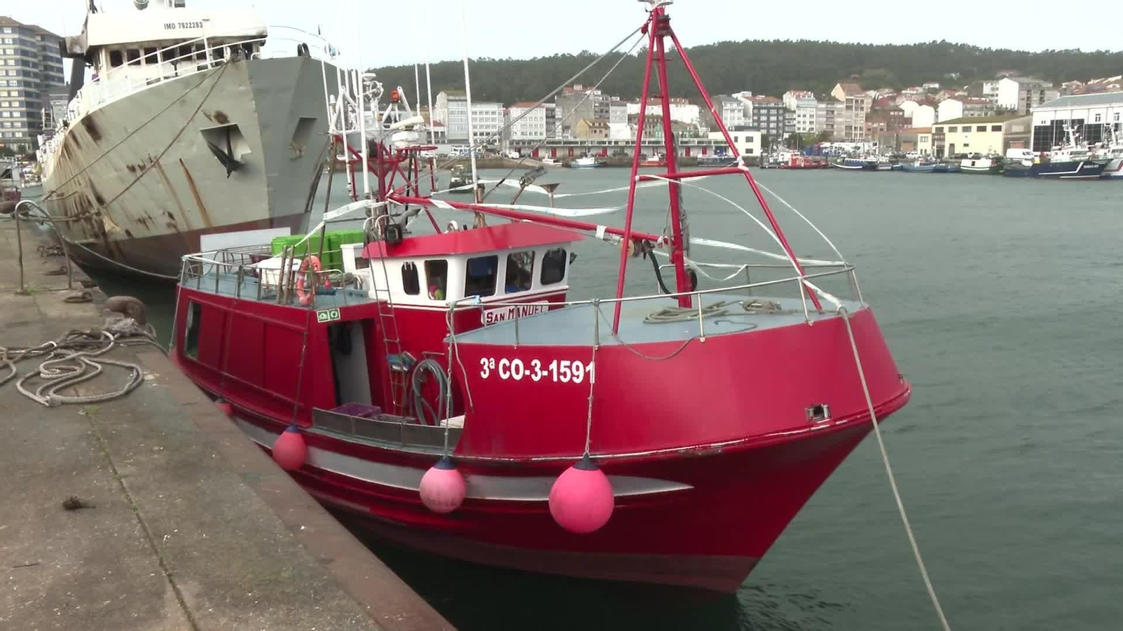 M042-A CORUÑA BARCO INCAUTADO MARISCO