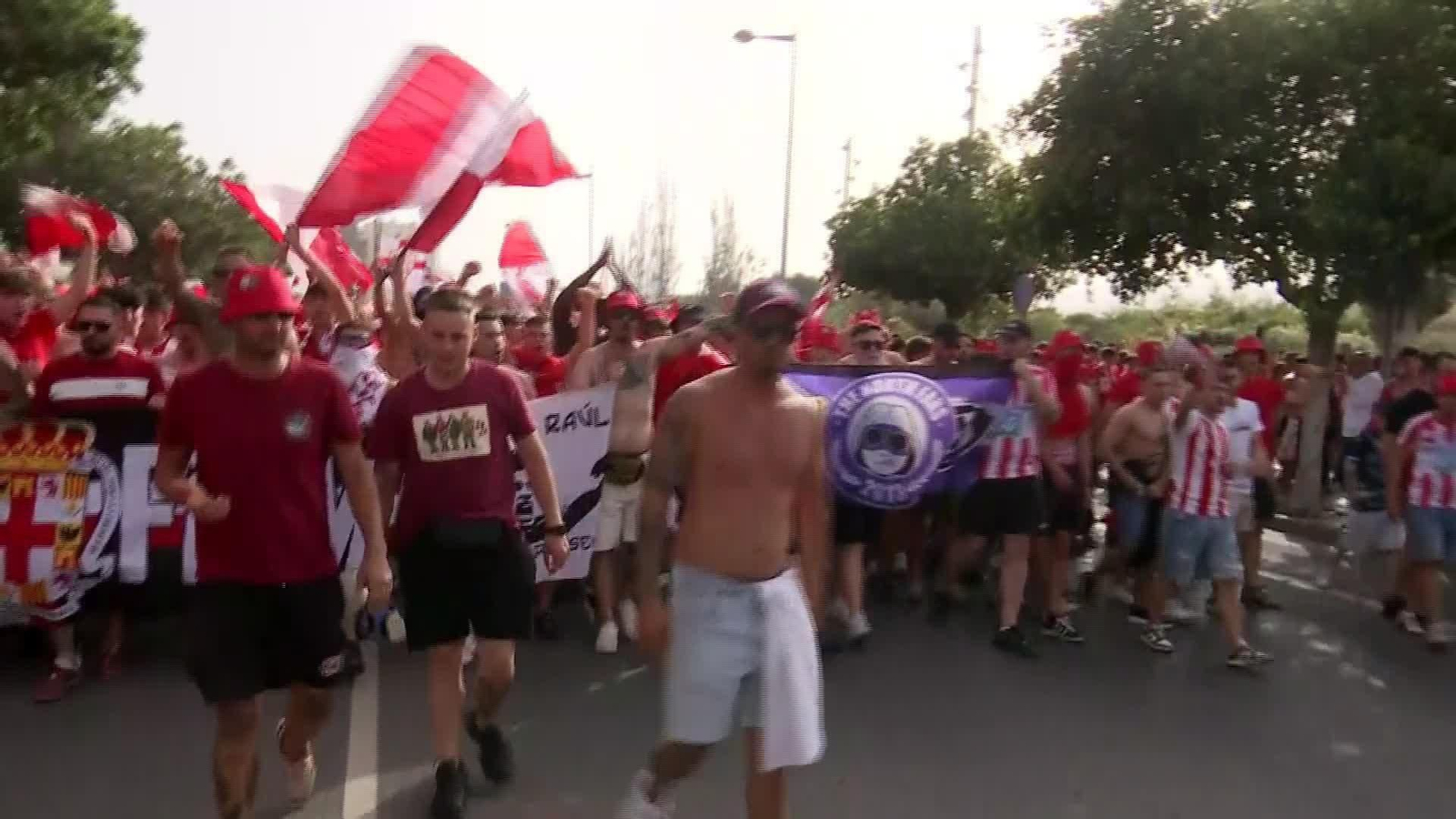 S041-ALMERIA AMBIENTE LLEGADA EQUIPOS ALMERIA-MALAGA