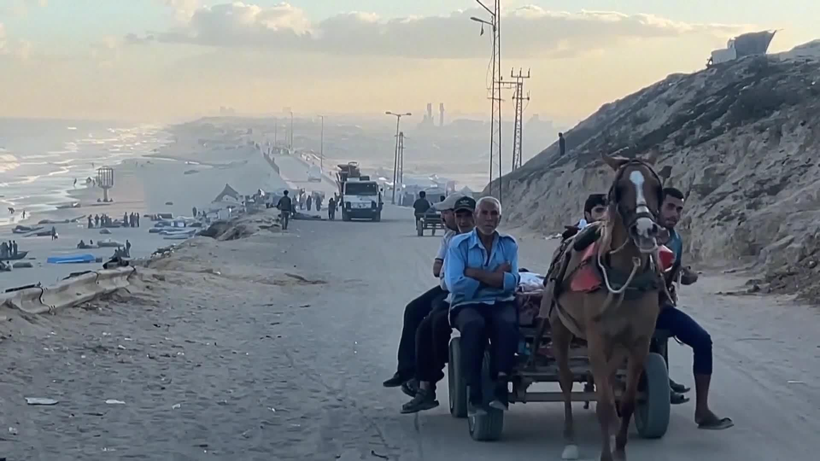 X005-GAZA DESPLAZADOS PALESTINOS