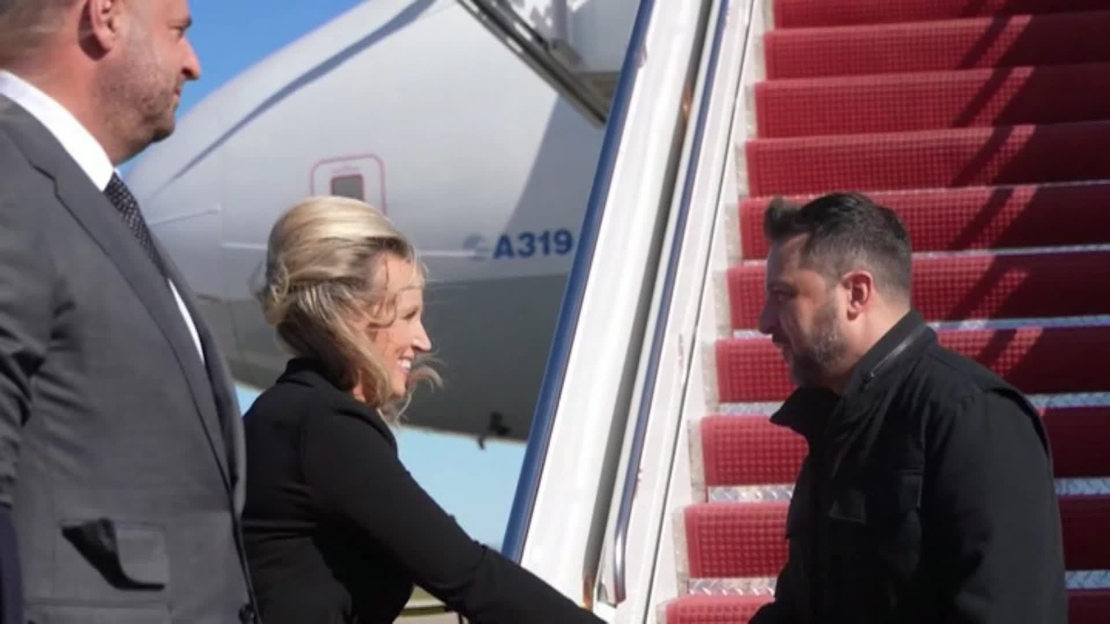 V010-EEUU LLEGADA ZELENSKI