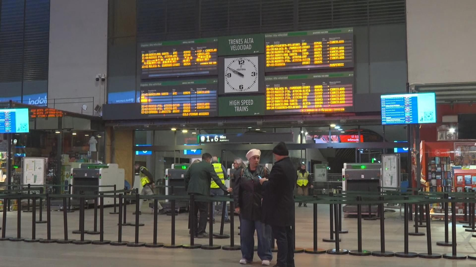 La estación de tren de Santa Justa en Sevilla