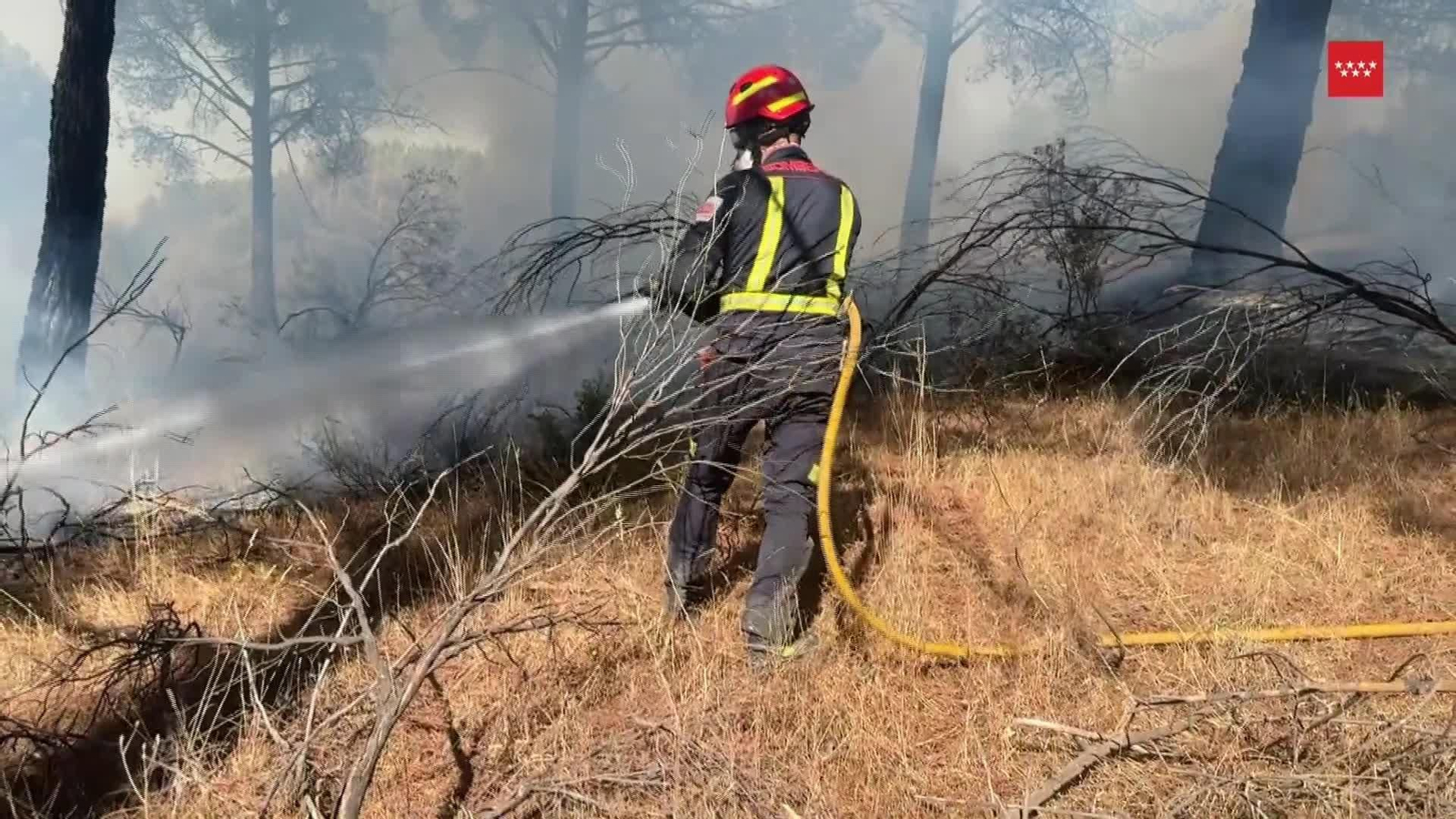 S007-MADRID SEGUIMIENTO FUEGO EMBALSE SAN JUAN