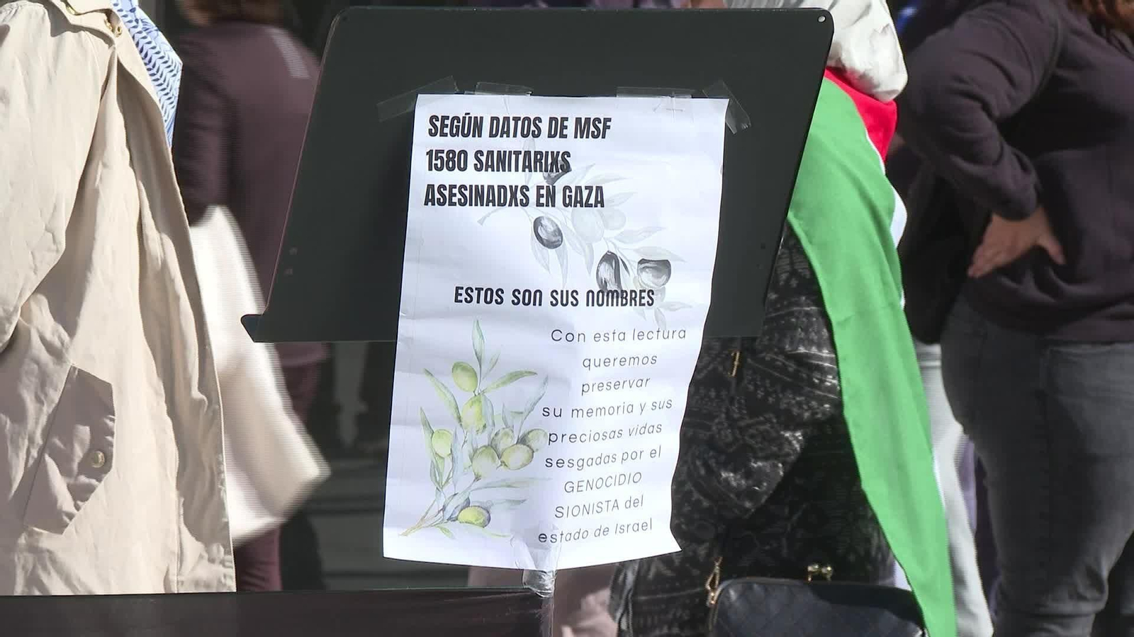 M059-VITORIA PROTESTA SANITARIOS GUERRA GAZA