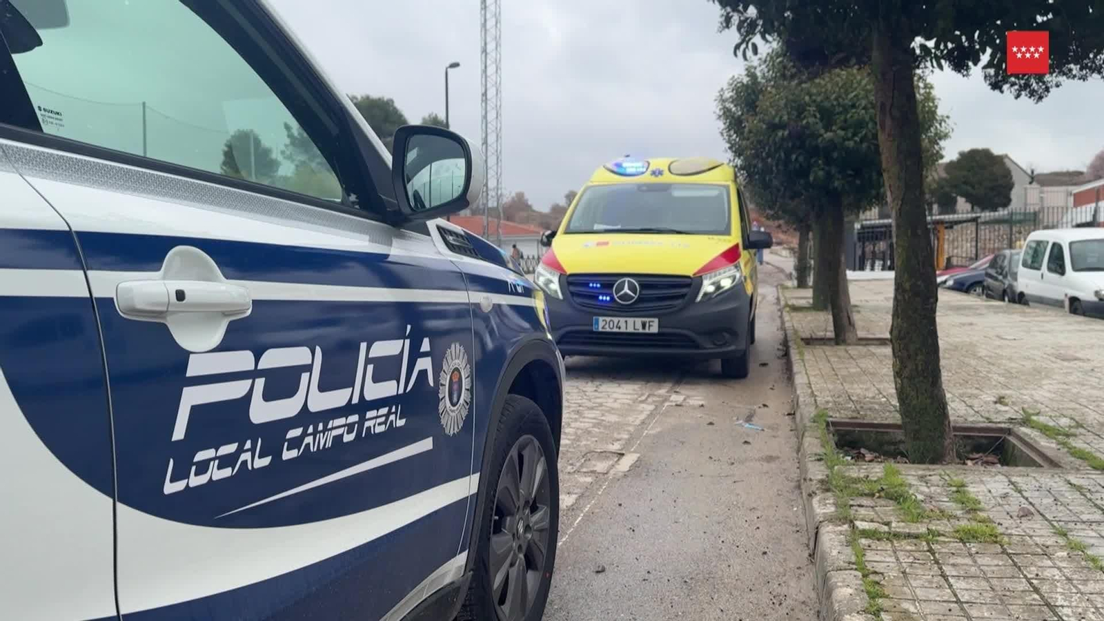 M069-MADRID ATROPELLO CAMION CAMPO REAL