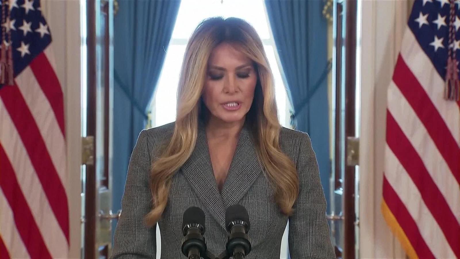 V004-EEUU DISCURSO MELANIA TRUMP SOBRE EPSTEIN