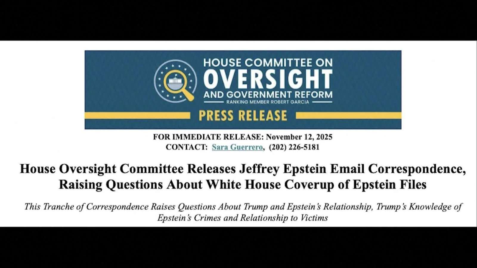 X085-EEUU CORREOS PERSONALES DE EPSTEIN A TRUMP