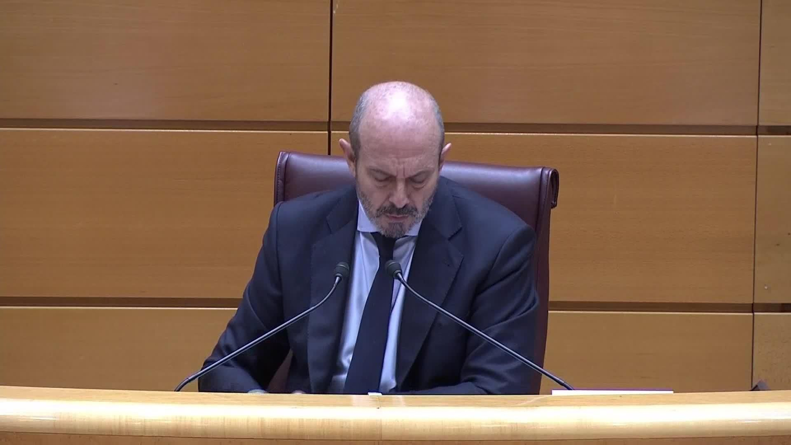 X073-MADRID VOTACION SENADO DEFENSA PERIODISTAS AMENAZADOS