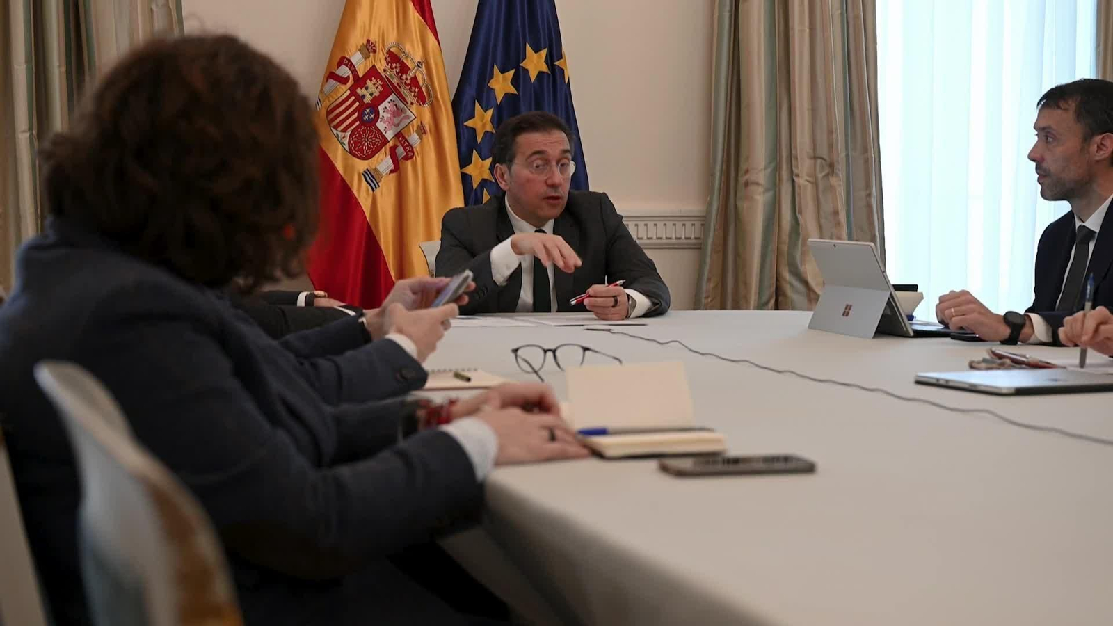 D031-MADRID DECLARACIONES ALBARES MINISTRO EXTERIORES