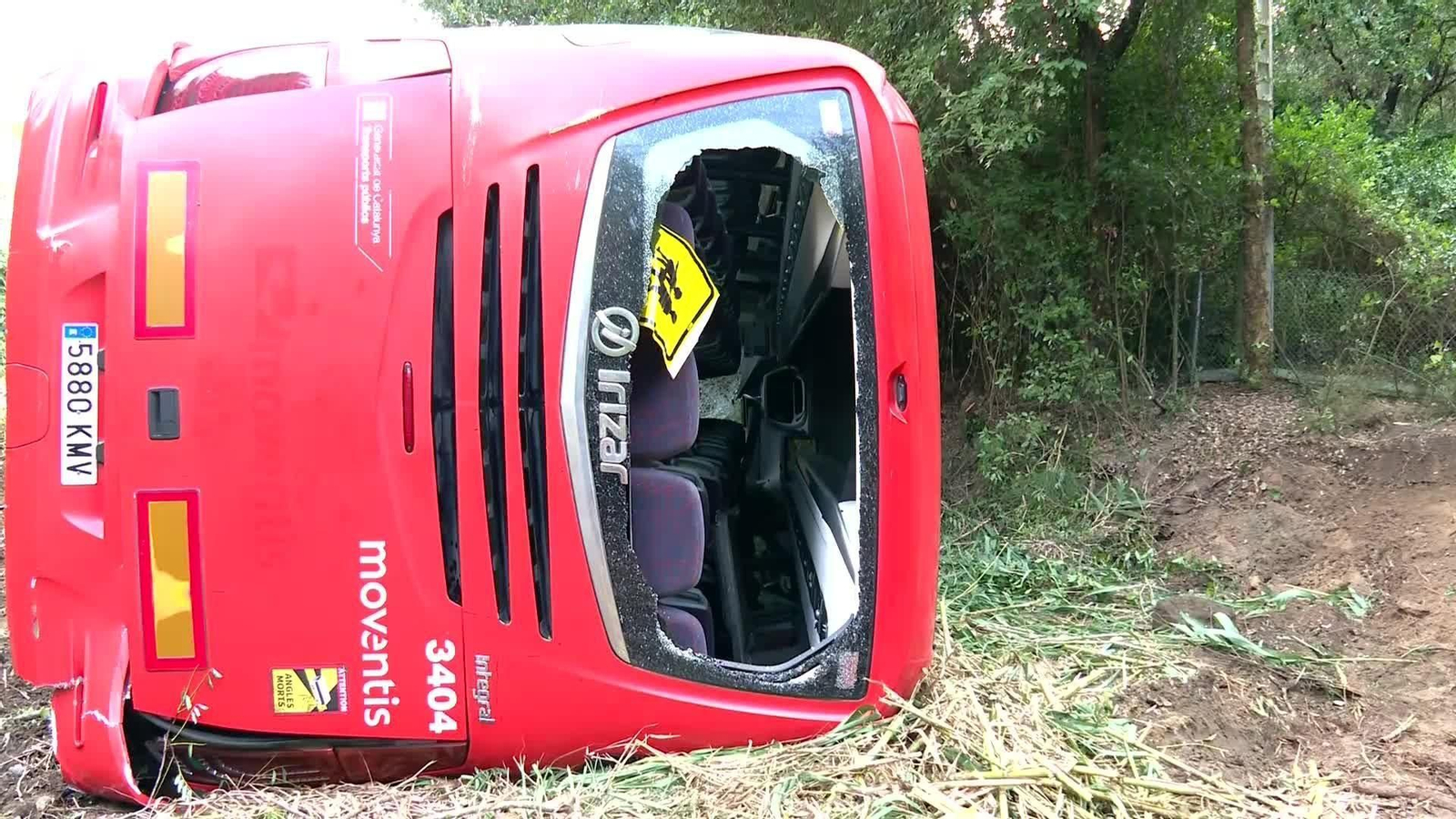 D042-BARCELONA ACCIDENTE AUTOBÚS TARDE