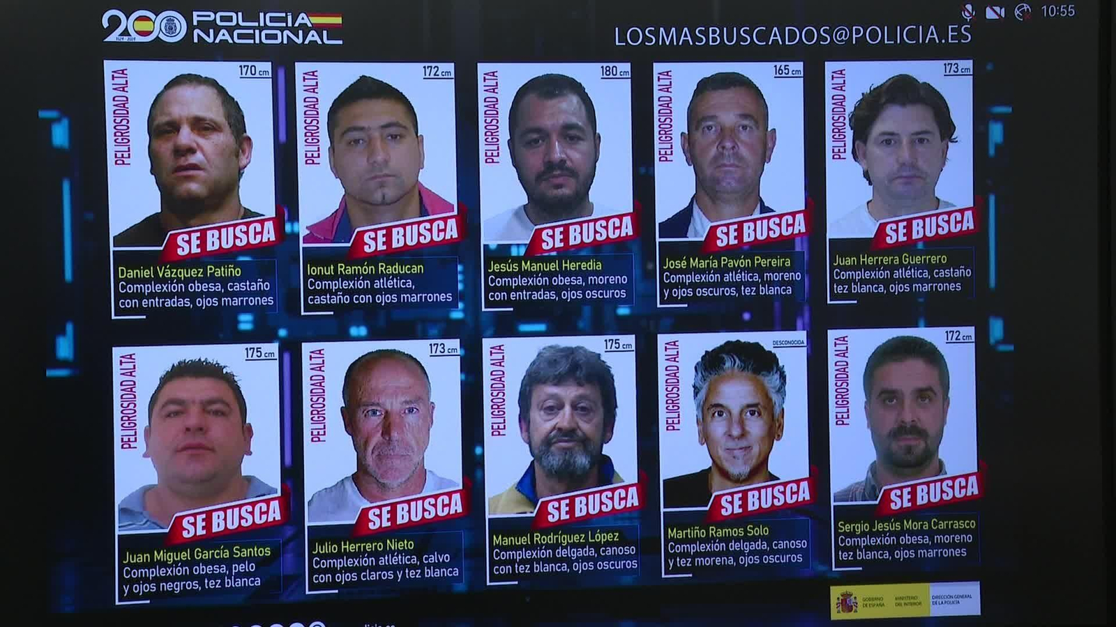 L022-MADRID FUGITIVOS MAS BUSCADOS CON IA