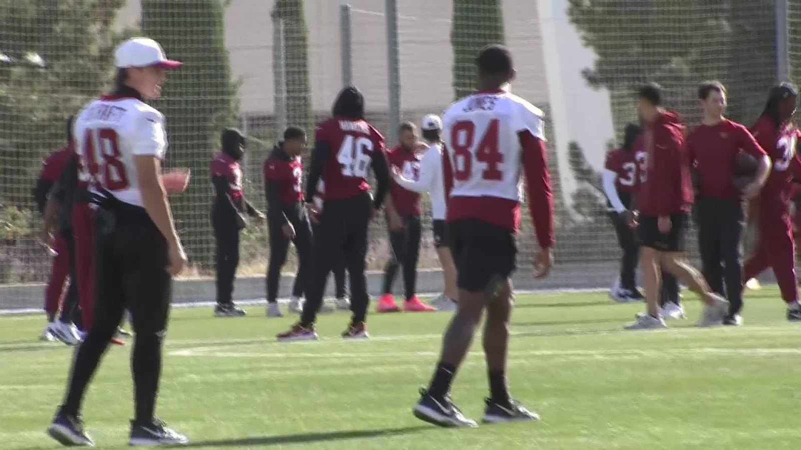 X059-MADRID ENTRENAMIENO Y RP COMMANDERS NFL