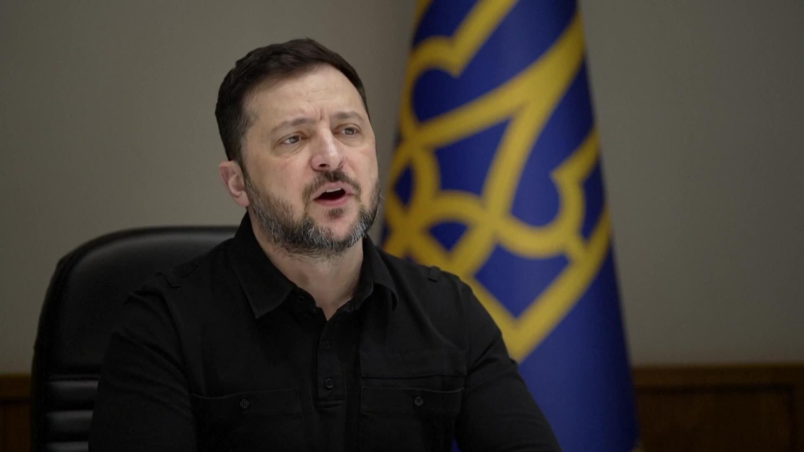 J057-UCRANIA ZELENSKI EN VIDEOCONFERENCIA CON EL CONSEJO EUROPEO