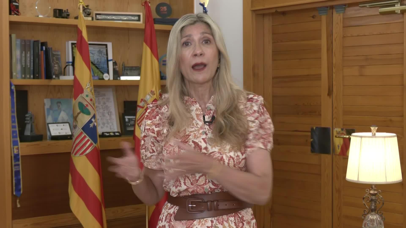 J037-ZARAGOZA ENTREVISTA CONSEJERA MAR VAQUERO