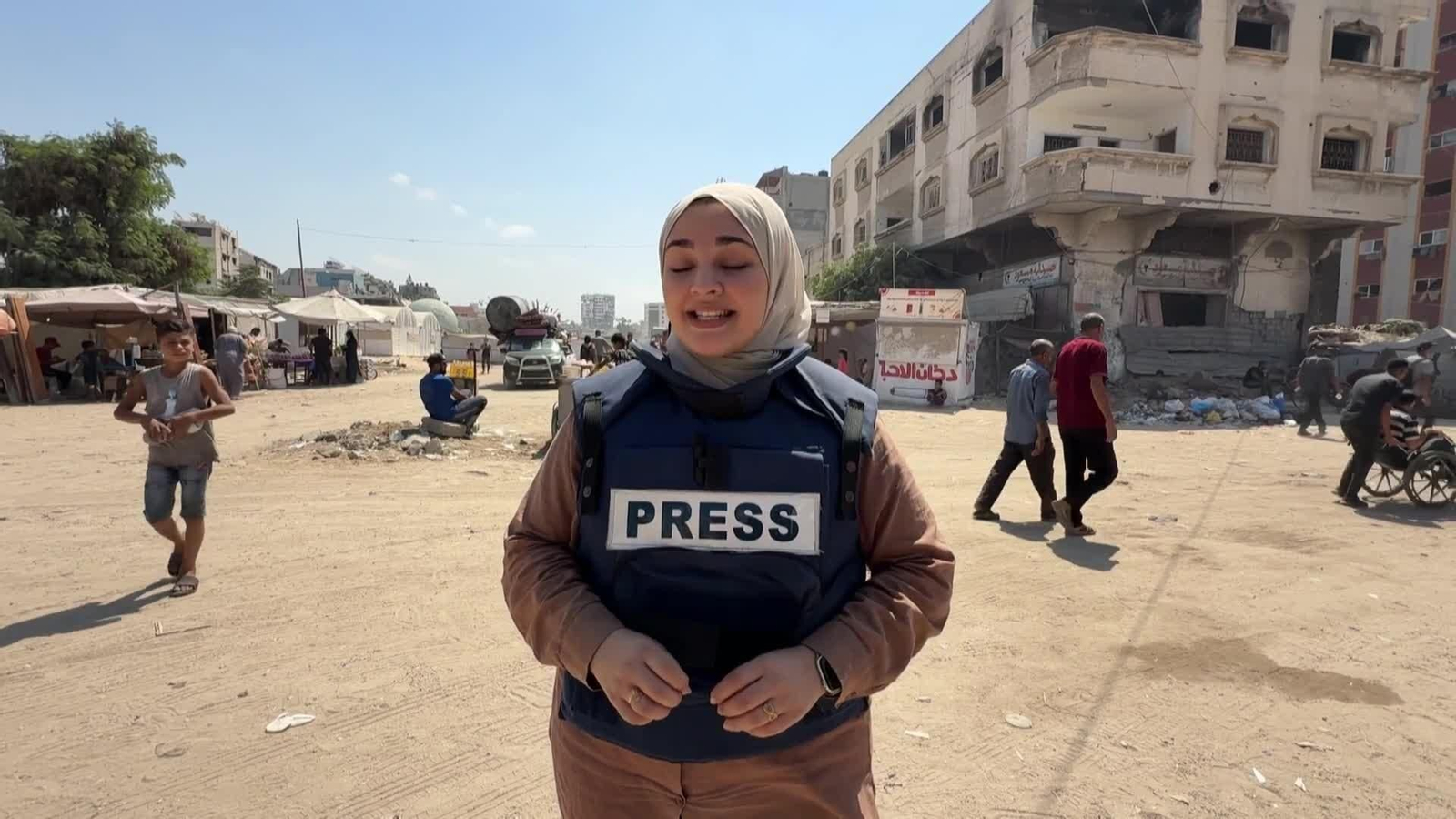 web testimonios desde gaza