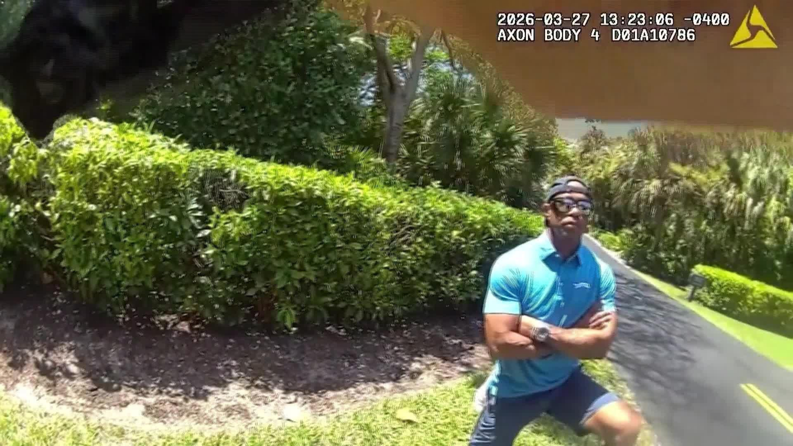 V002-EEUU CAMARA POLICIA DETENCION TIGER WOODS