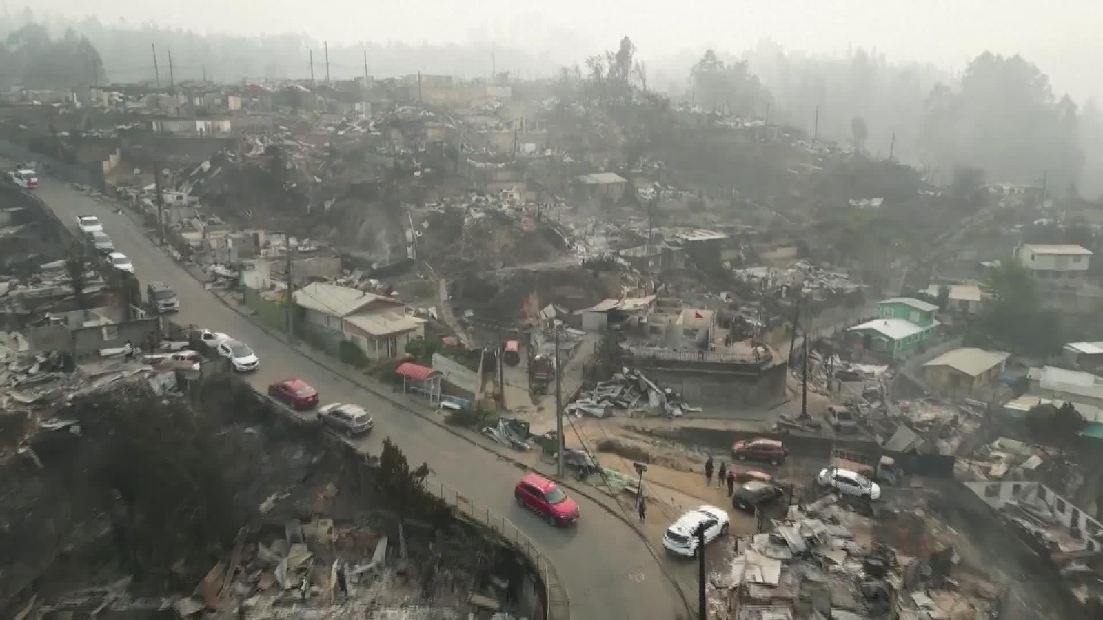 M007-CHILE 16 MUERTOS POR INCENDIOS