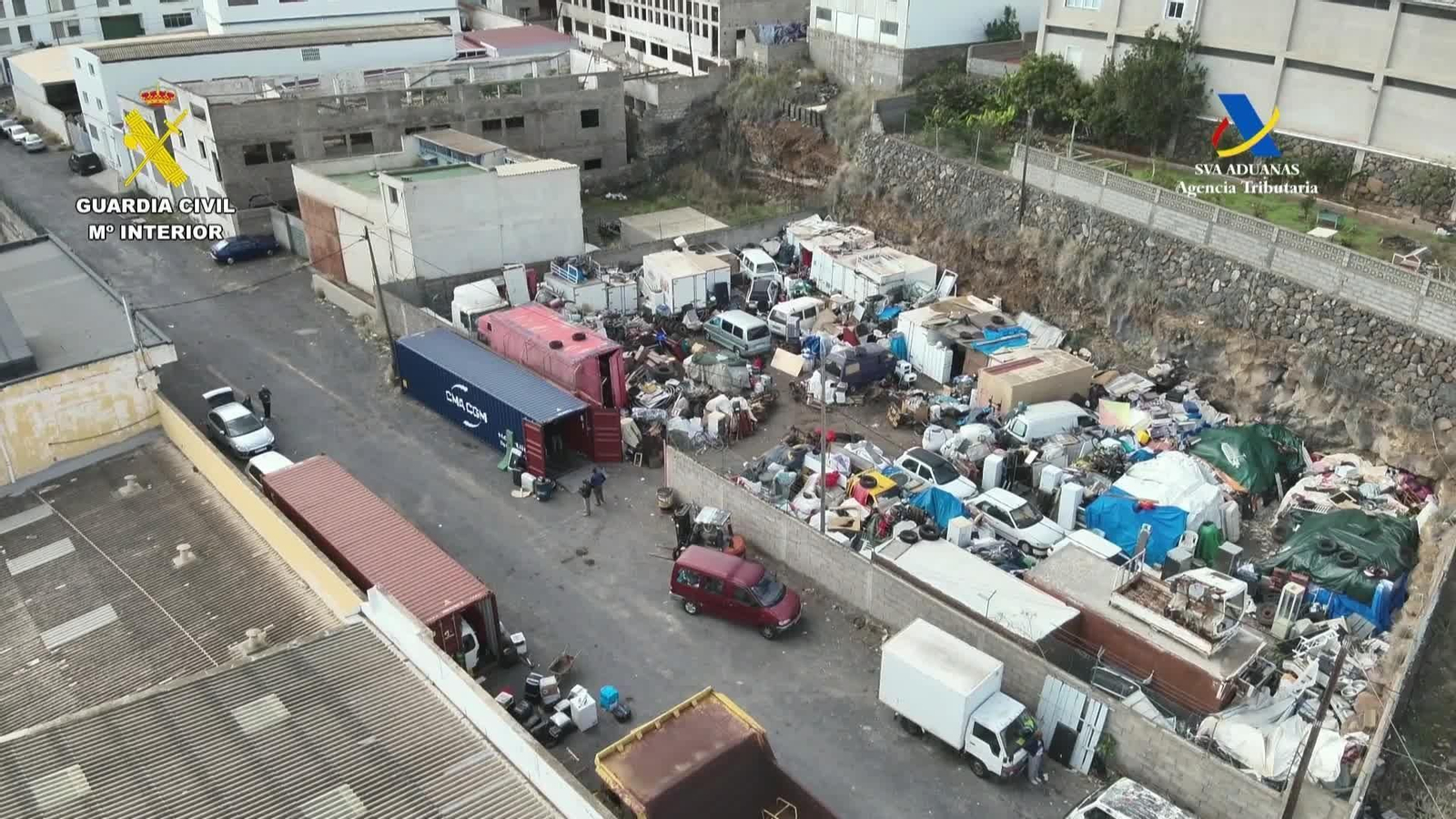 M047-TENERIFE OP GC ENVIO ILEGAL RESIDUOS