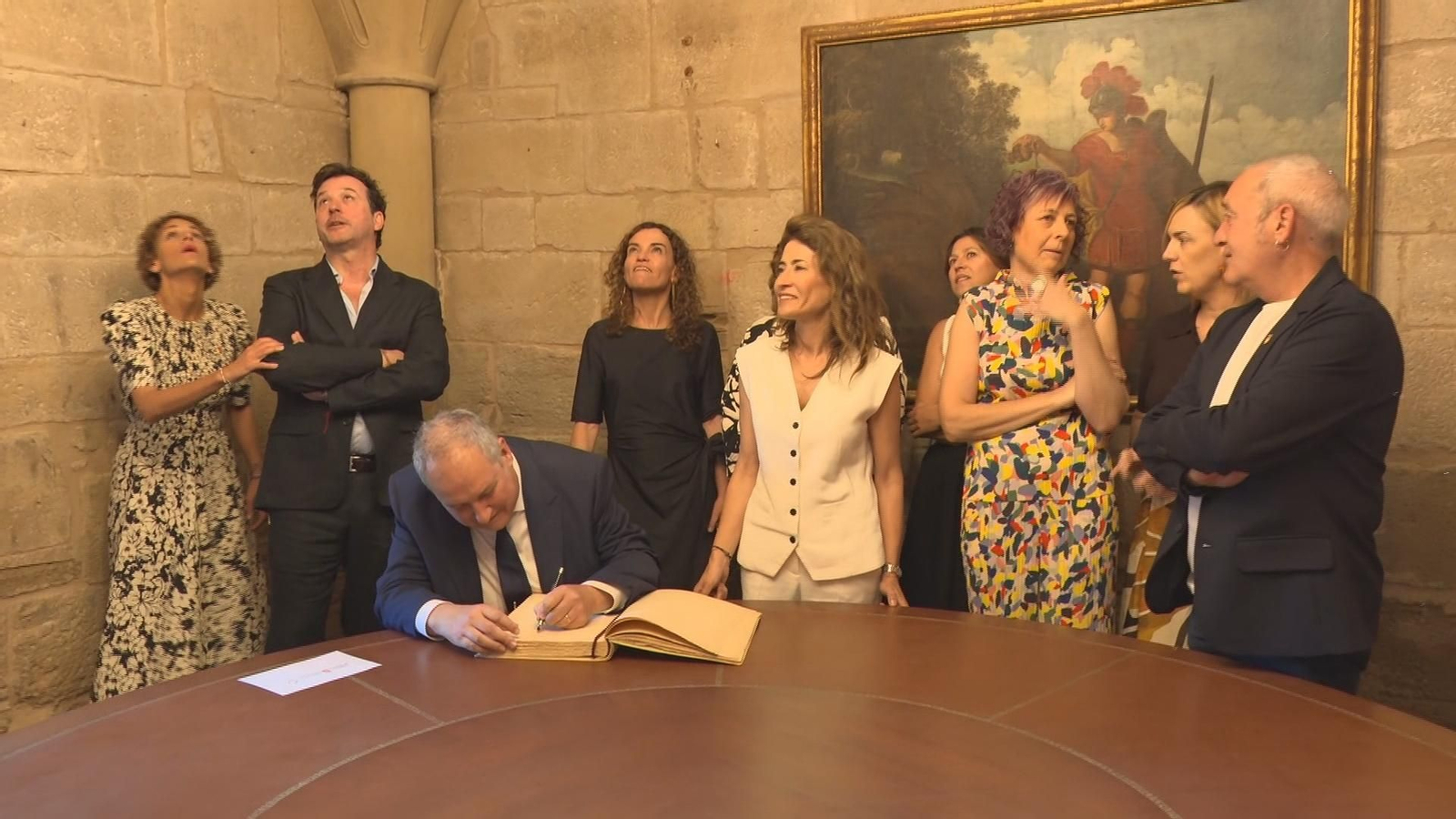 Hereu y Chivite en Olite