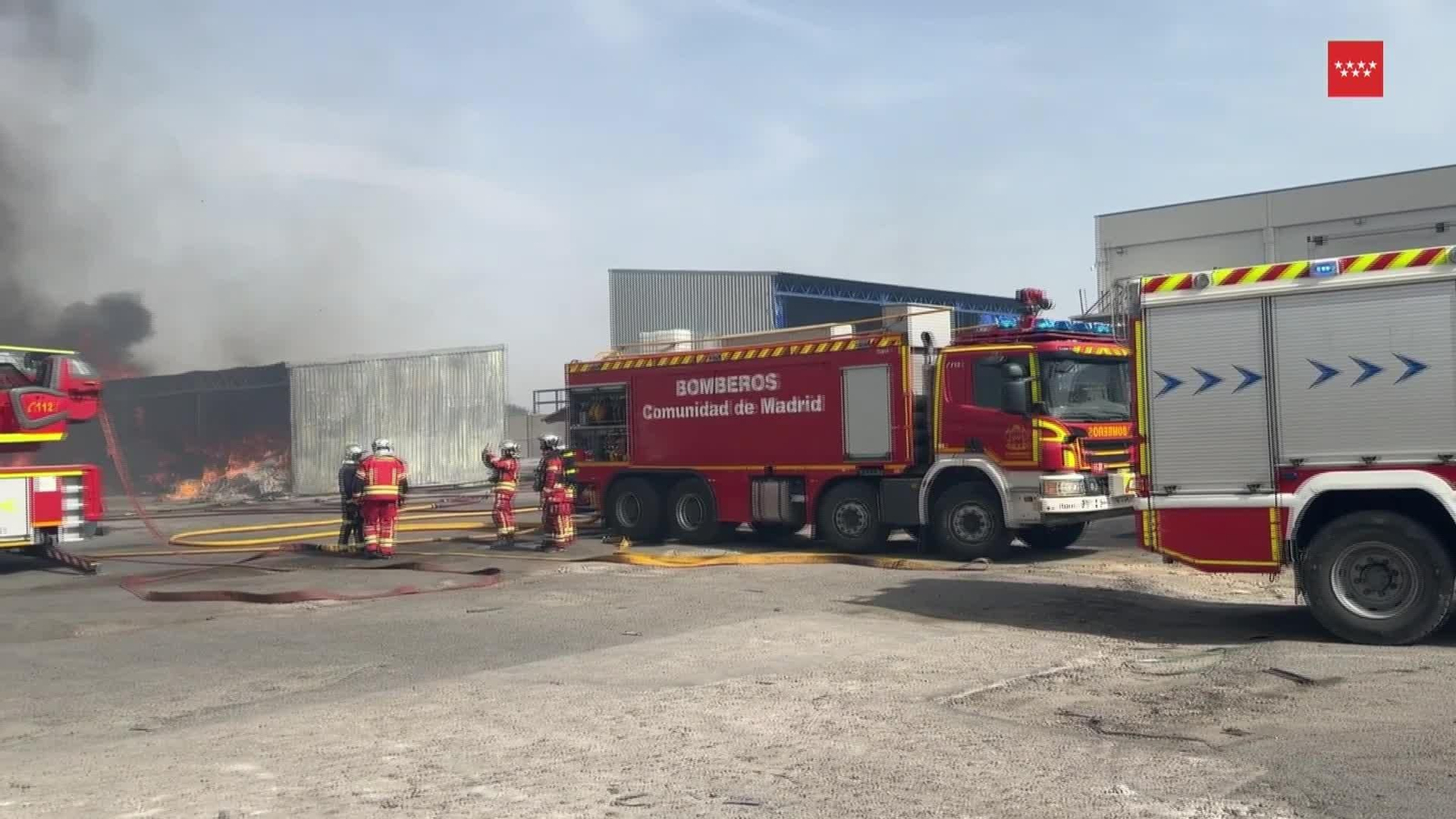 S037-MADRID INCENDIO NAVE CIEMPOZUELOS OK
