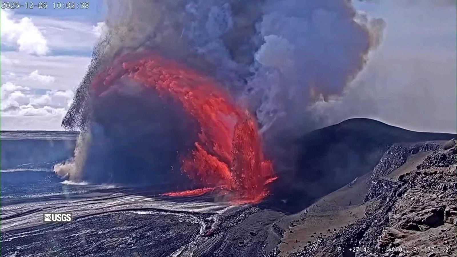D004-EEUU VIOLENTA ERUPCION KILAUEA