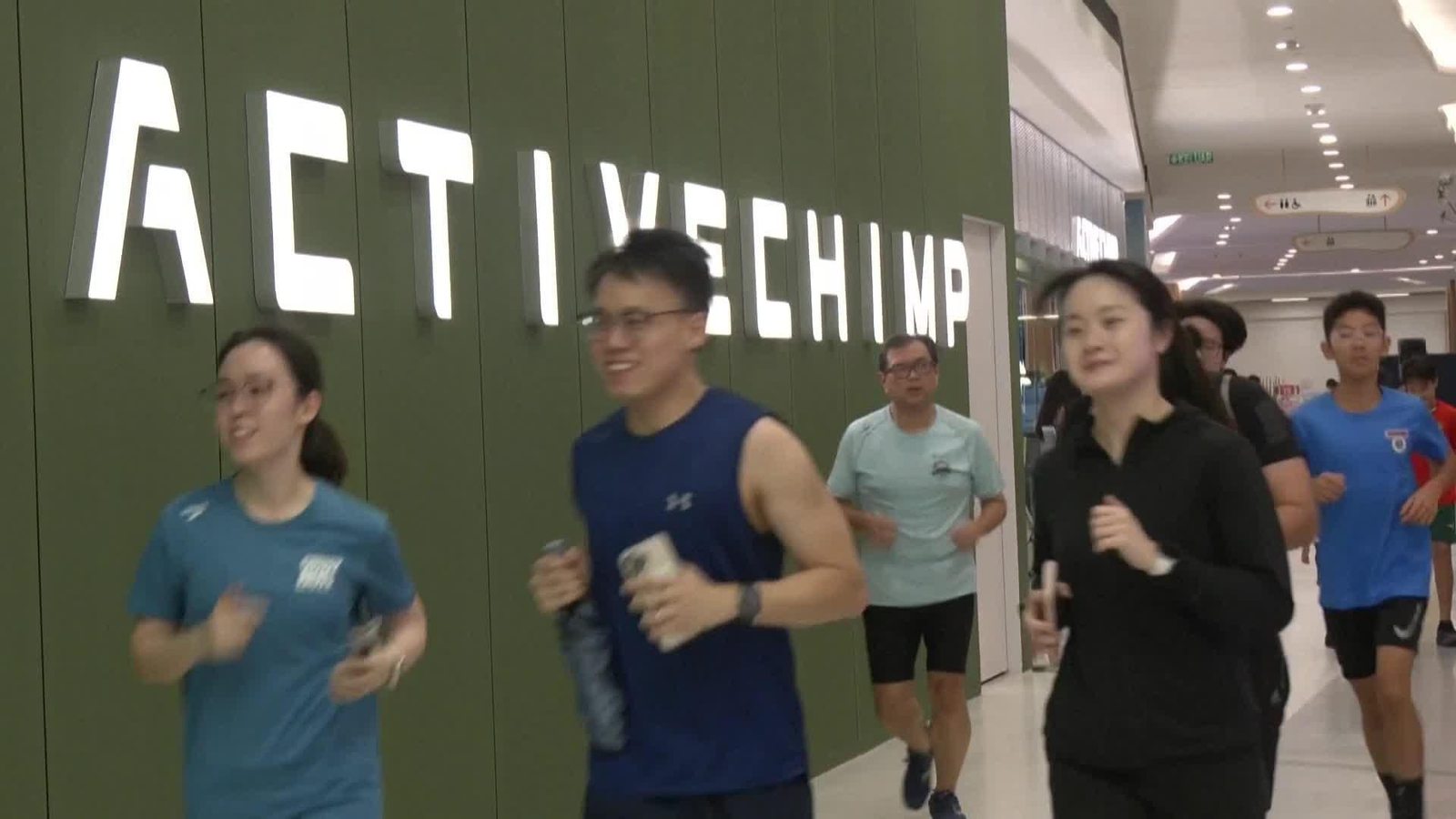 va running indoor por contaminacion malasia