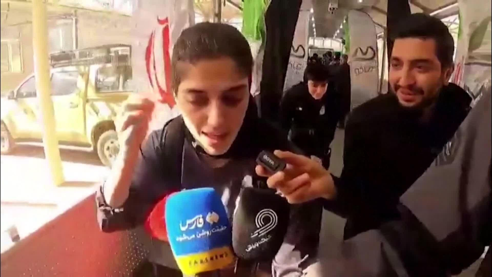 va llegada futbolistas iranies