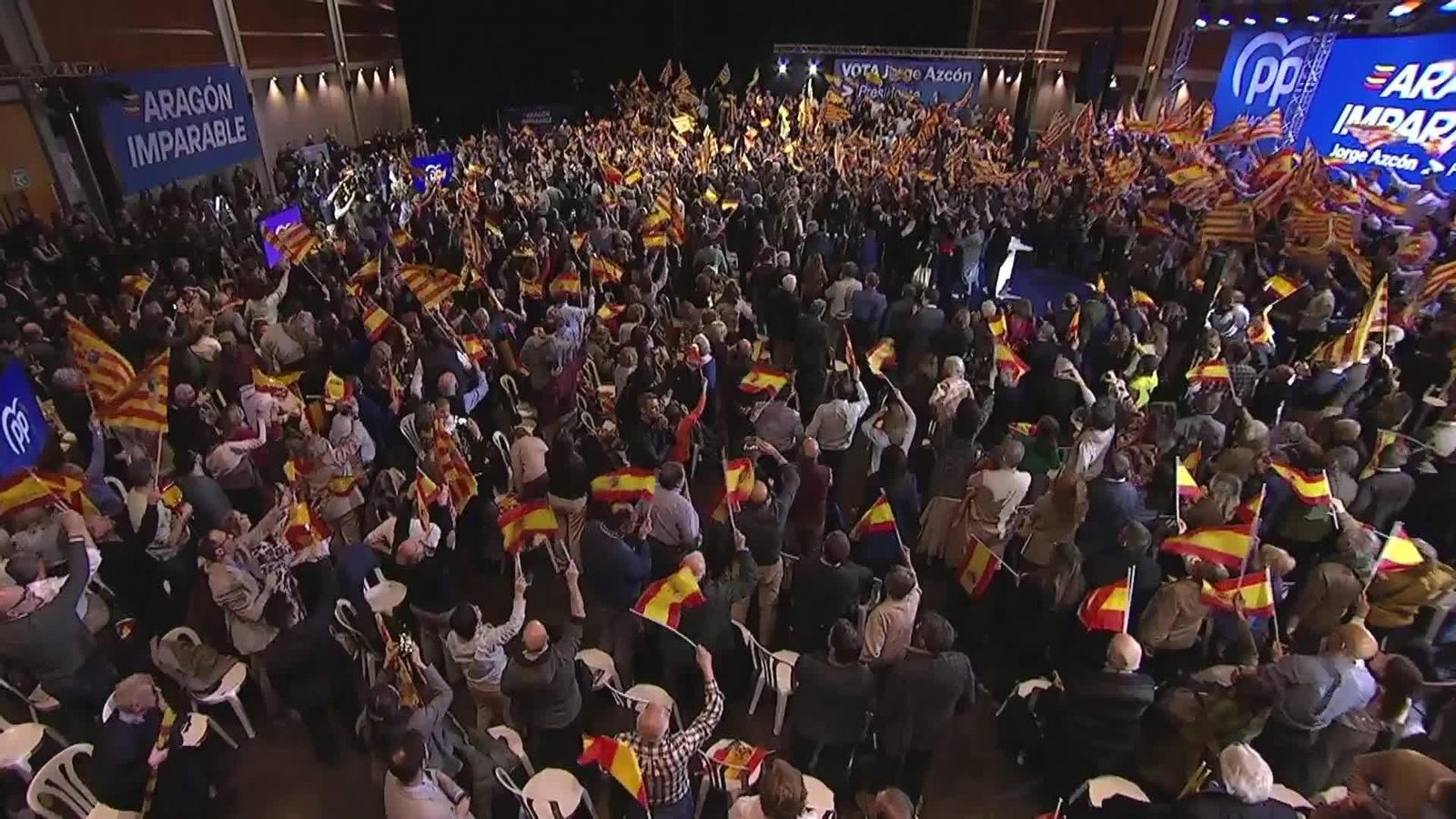 V072-ZARAGOZA ACTO PP CIERRE CAMPAÑA FEIJOO
