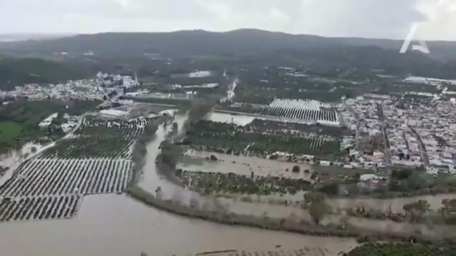 El temporal en Cádiz