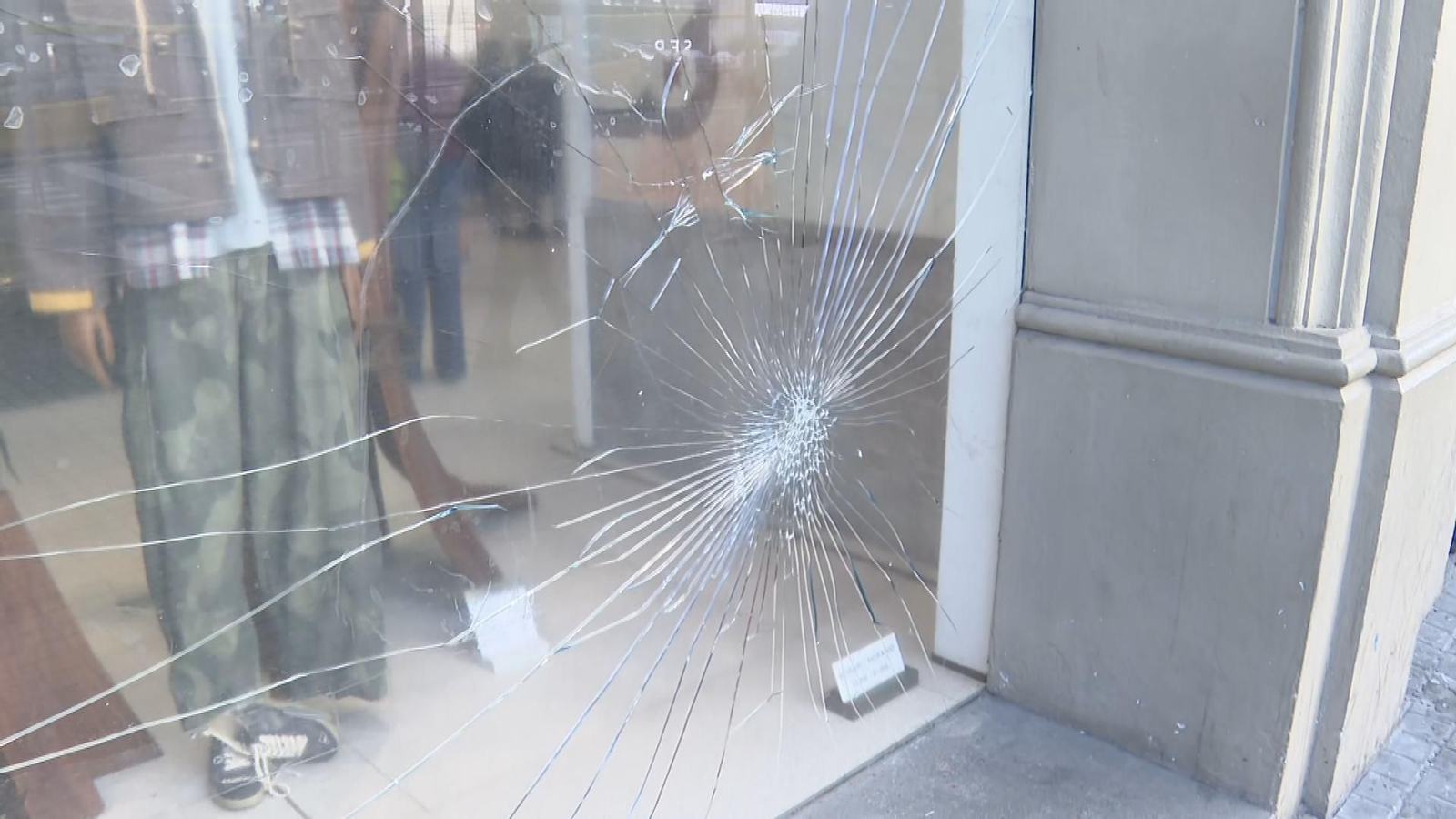Destrozos en Barcelona