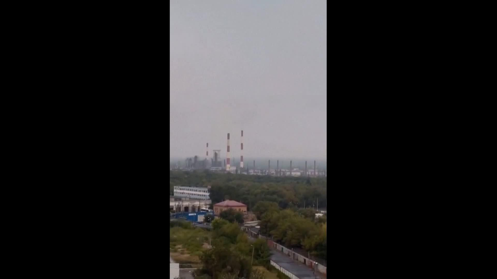 S033-RUSIA ATAQUE UCRANIANO CERCA DE REFINERIA DE PETROLEO
