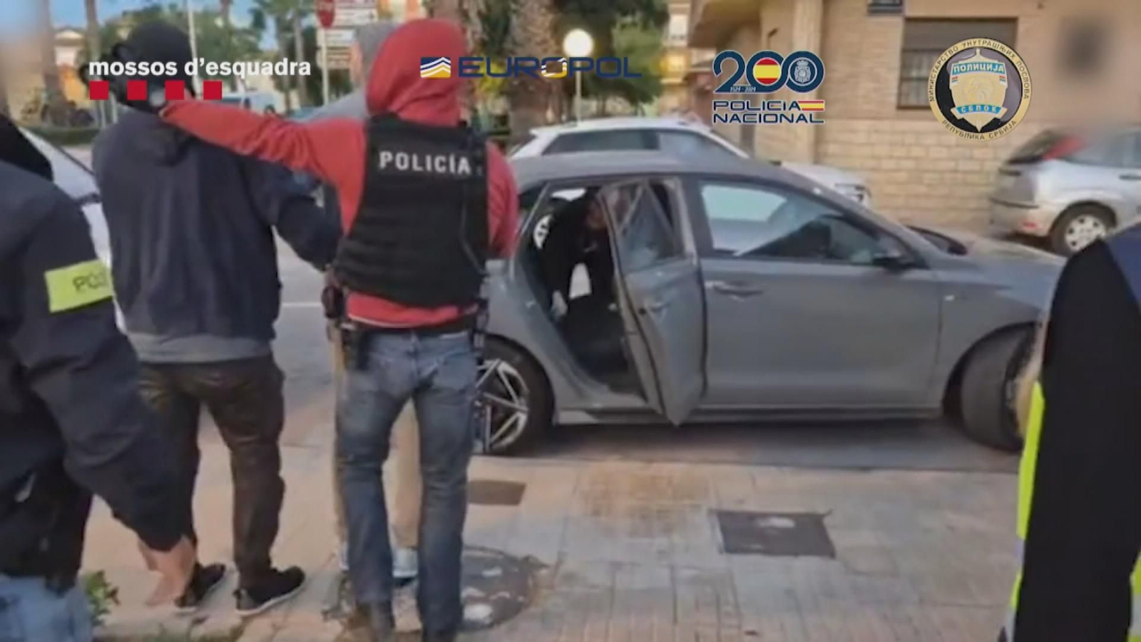 Caen dos bandas vinculadas al clan “Vračarci” dedicadas a cometer asesinatos y al tráfico de cocaína