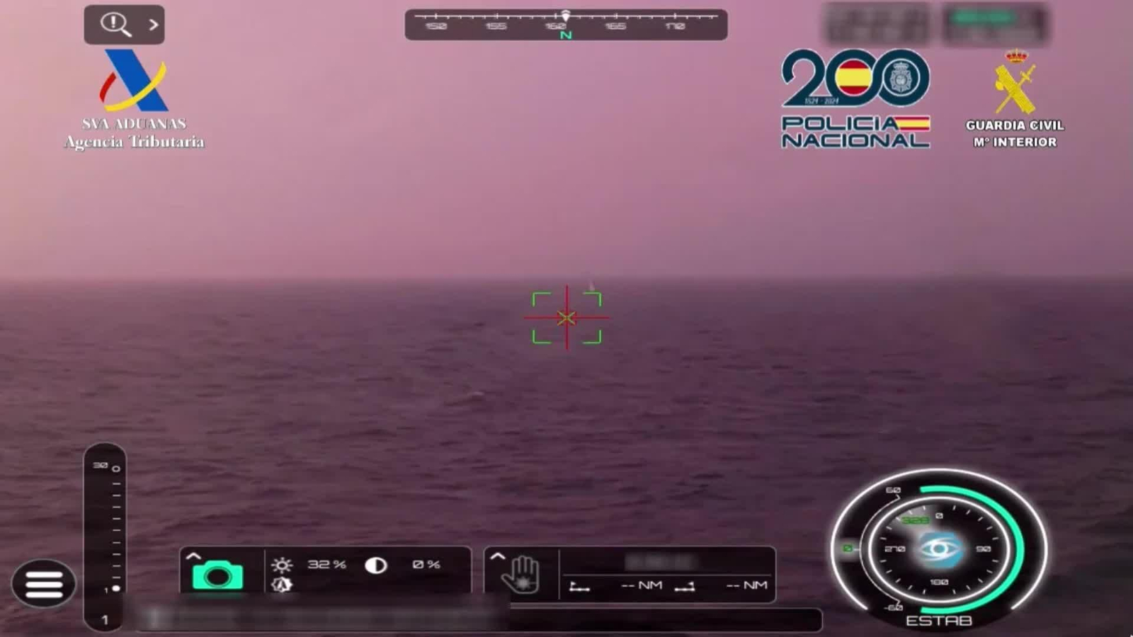 X061-CANARIAS GC INTERCEPCIÓN COCAINA BARCO