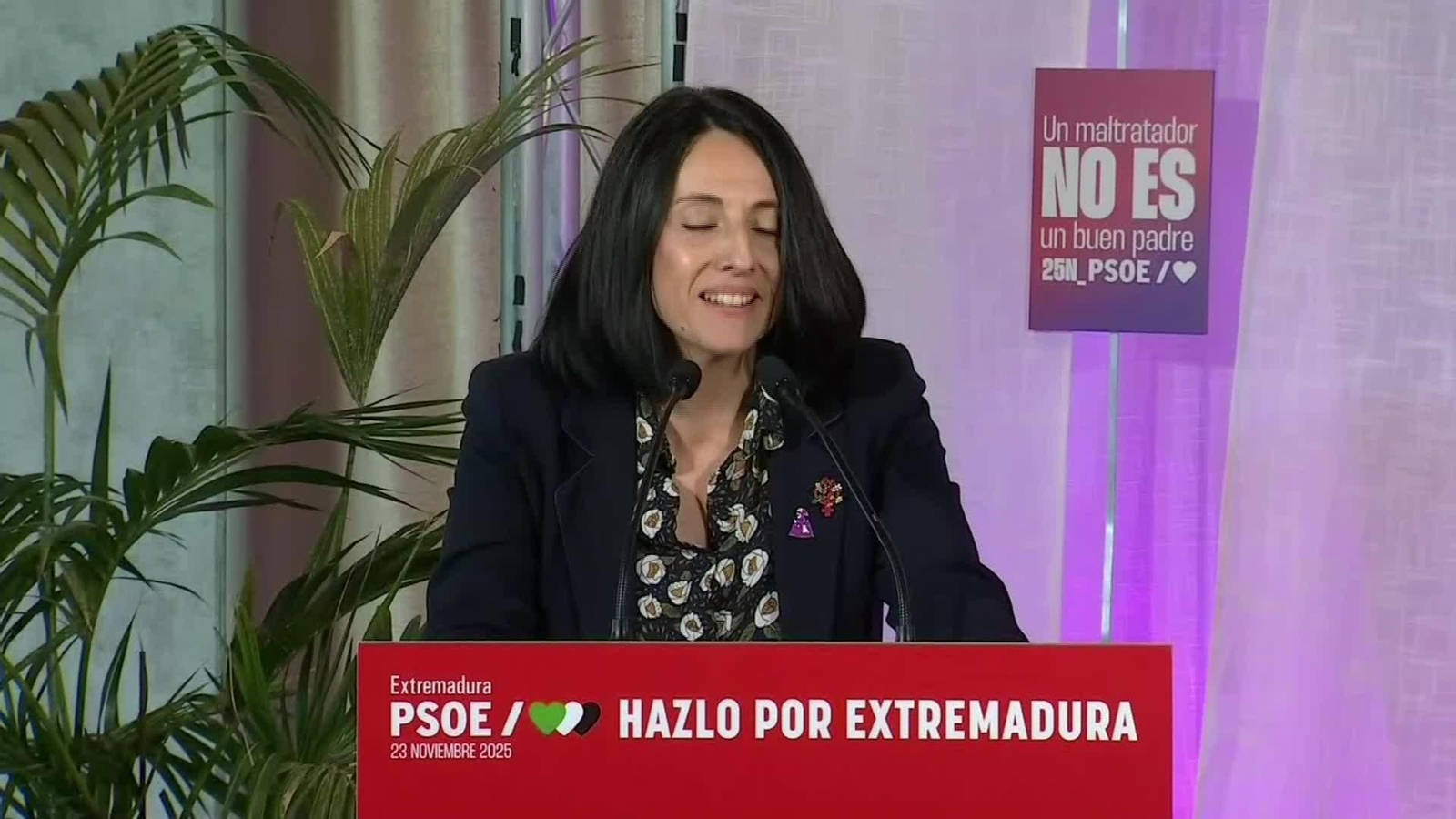 D027-CACERES ACTO PSOE REBECA TORRO