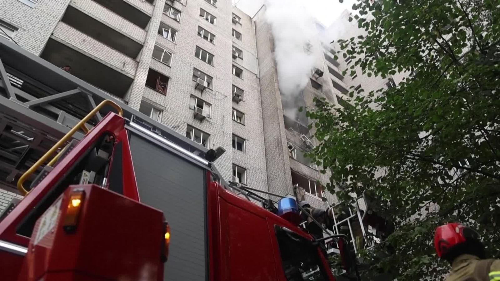 V058-UCRANIA ATAQUE CON DRONES EN KIEV