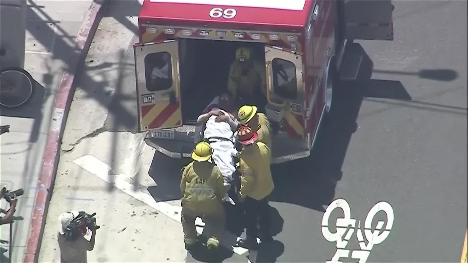 va rescate bombero accidente