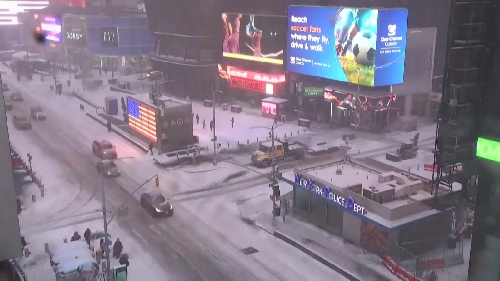 va timelapse nieve en times square