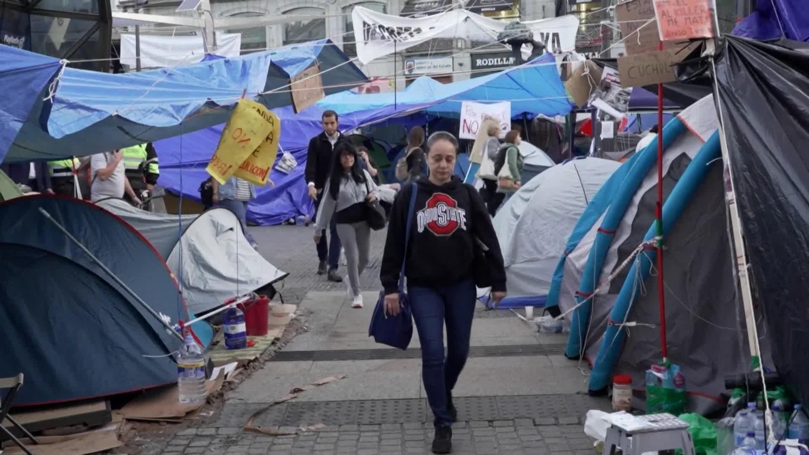 web los acampados opinan