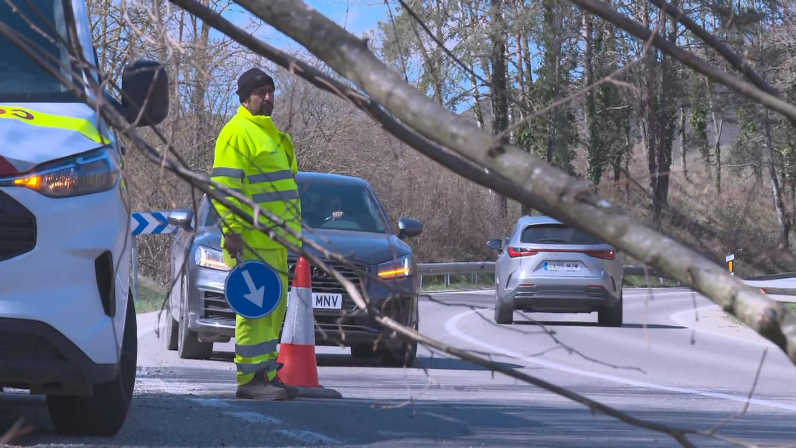 El temporal de viento golpea Cataluña y Baleares en el inicio de la Semana Santa