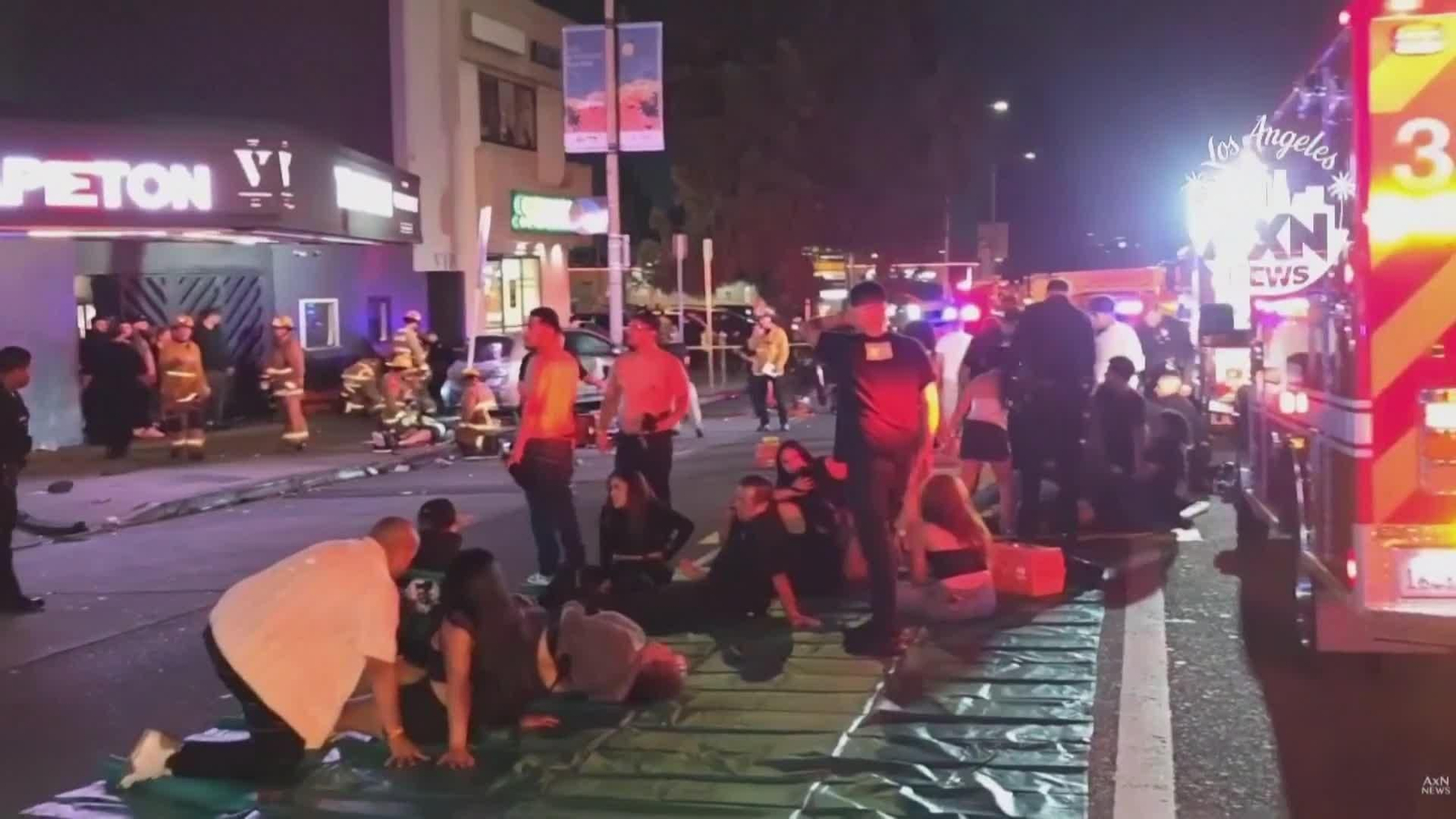 Un atropello múltiple en Los Ángeles causa 30 heridos