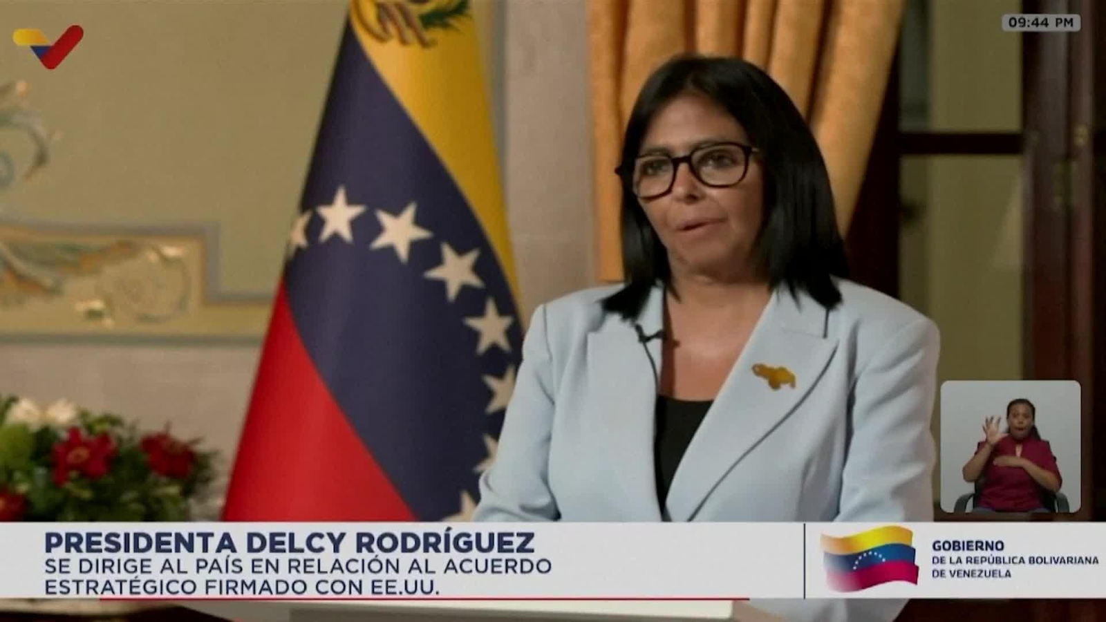 D004-VENEZUELA DELCY ACUERDO PETROLEO EEUU