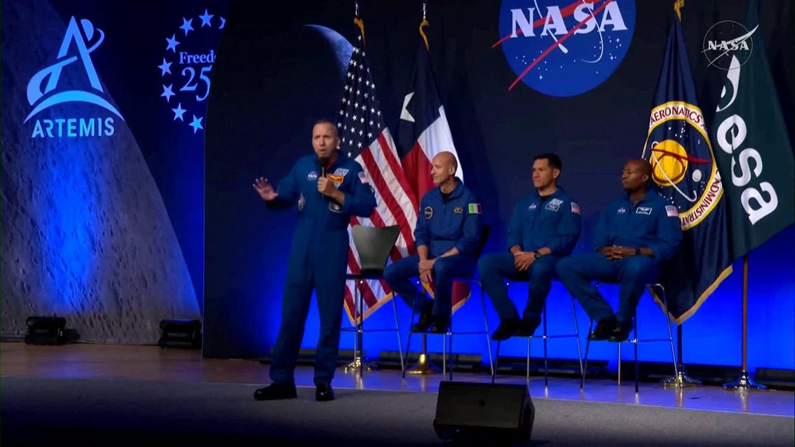 va astronautas artemis