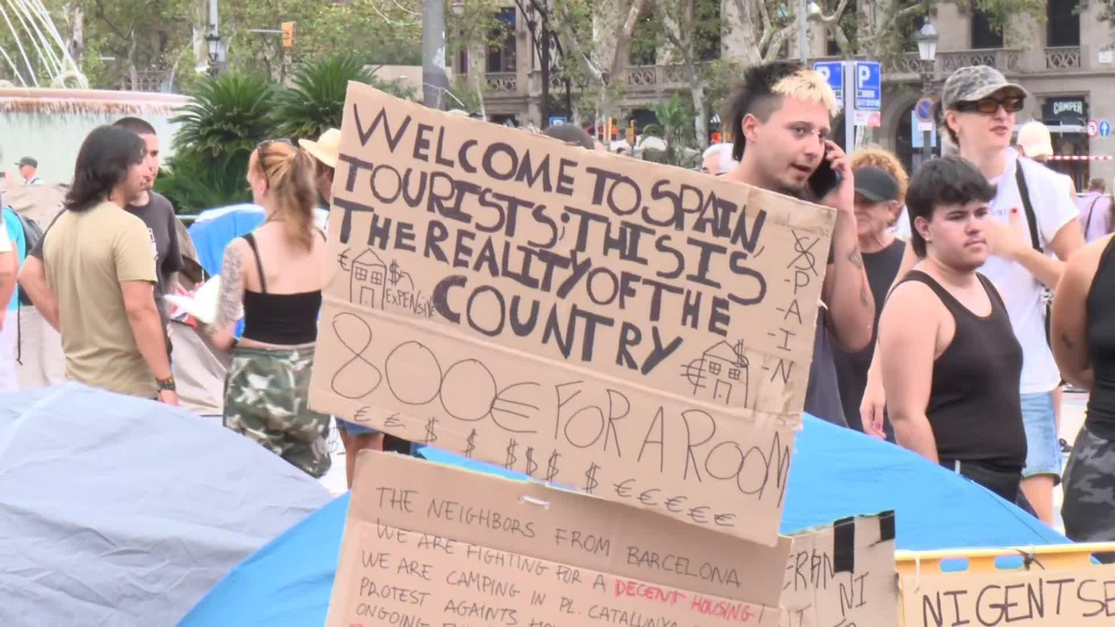 J028-BARCELONA SEGUIMIENTO ACAMPADA VIVIENDA
