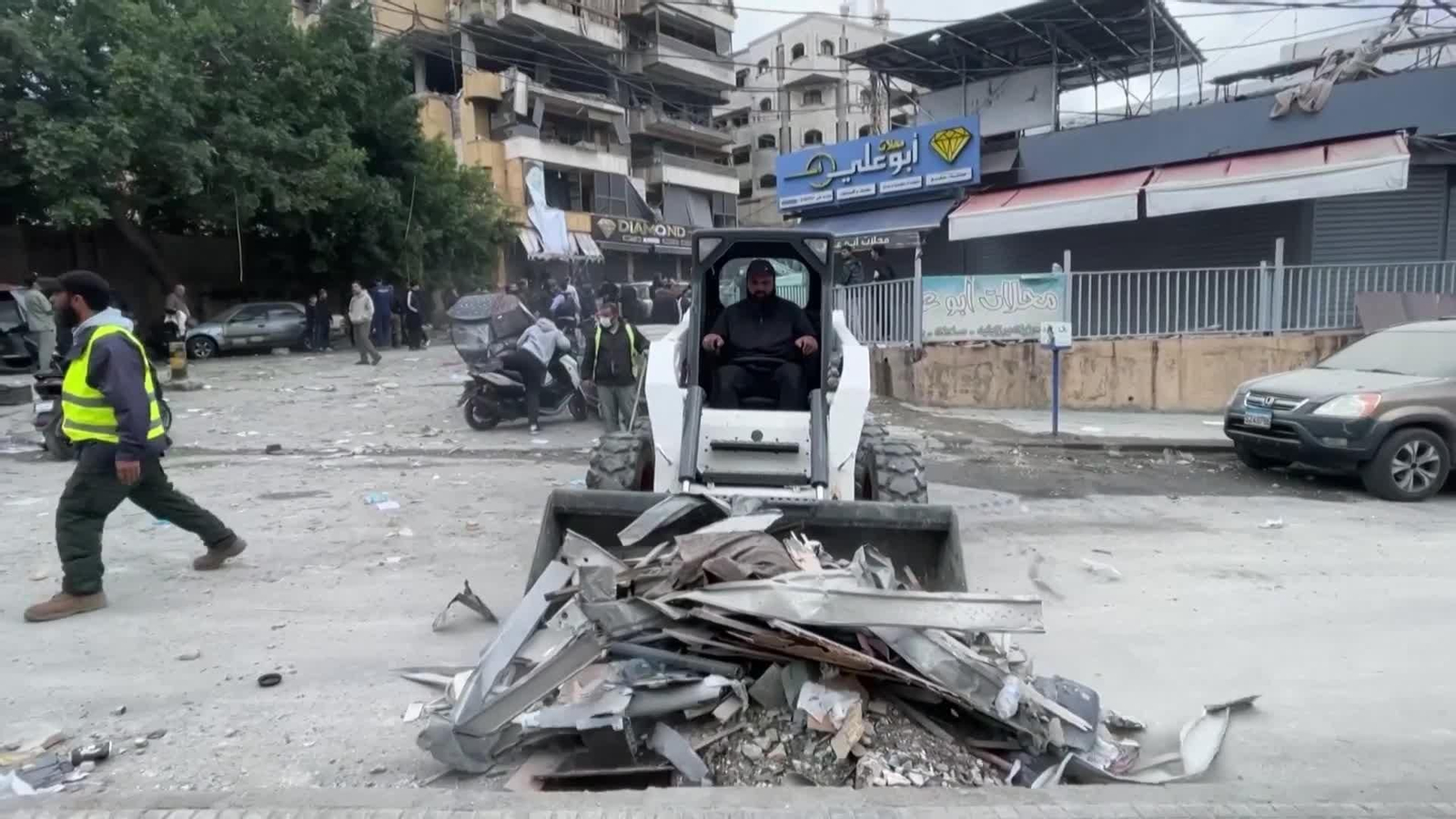 va libano destrozos tras ataque israel en beirut