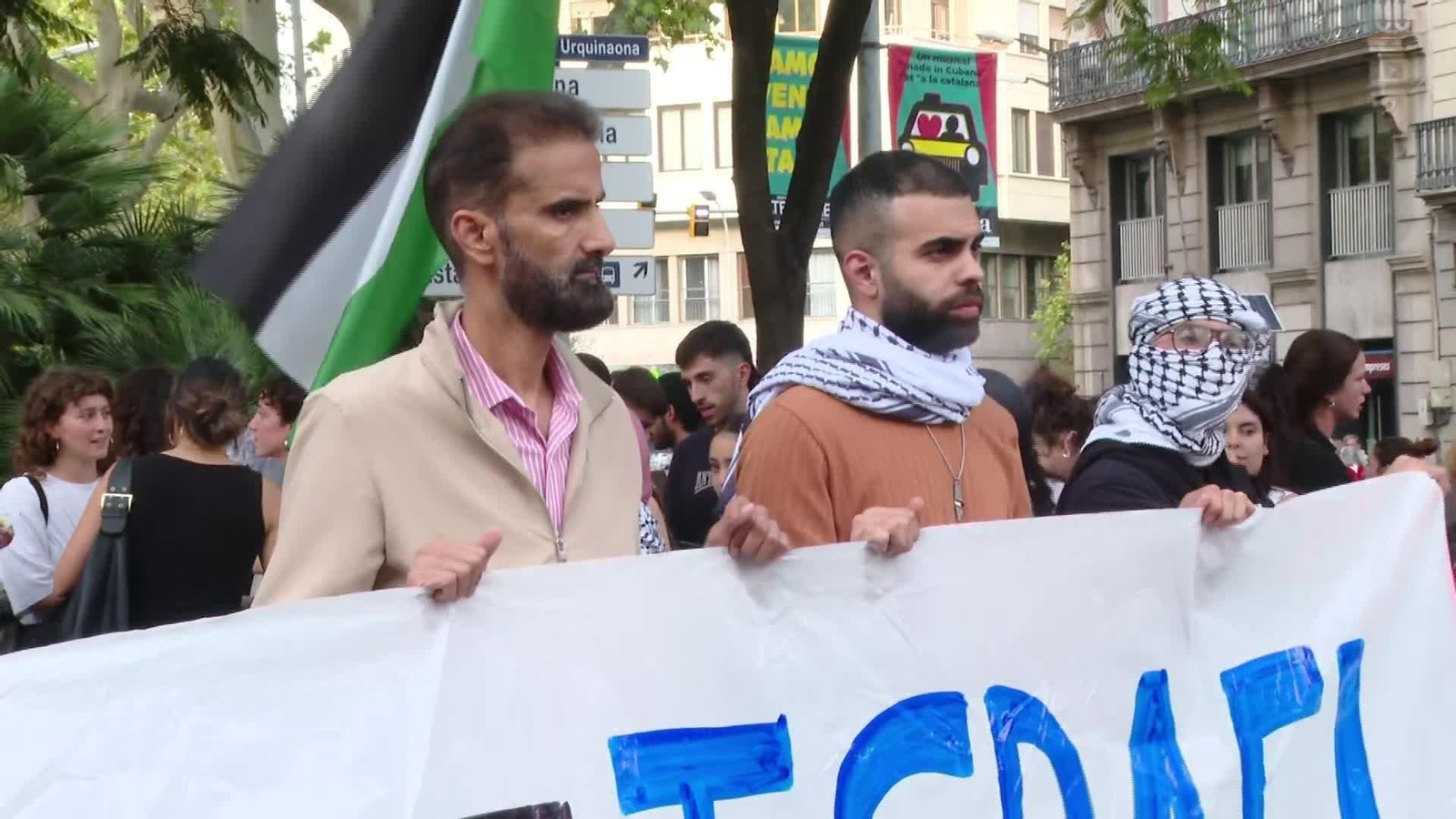 V055-BARCELONA PROTESTA PRO-PALESTINA TARDE