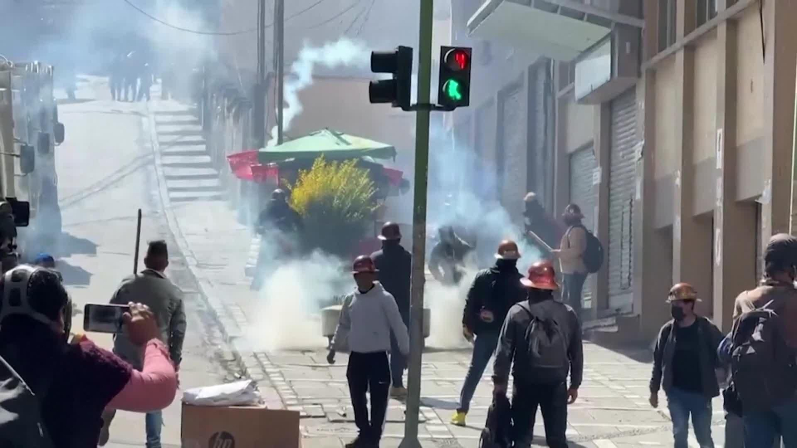 va protestas contra gobienro bolivia