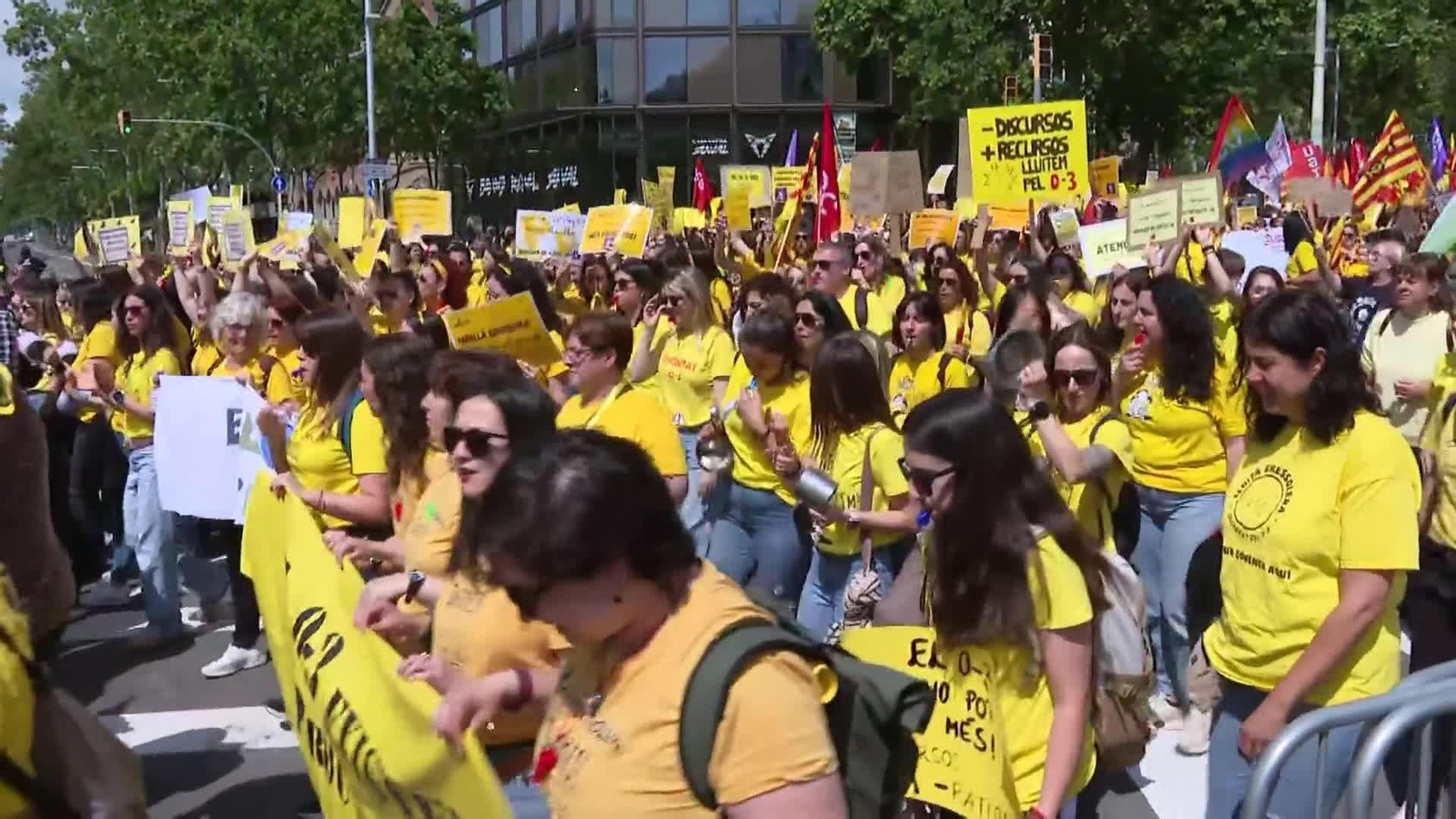 va protestas educacion infantil