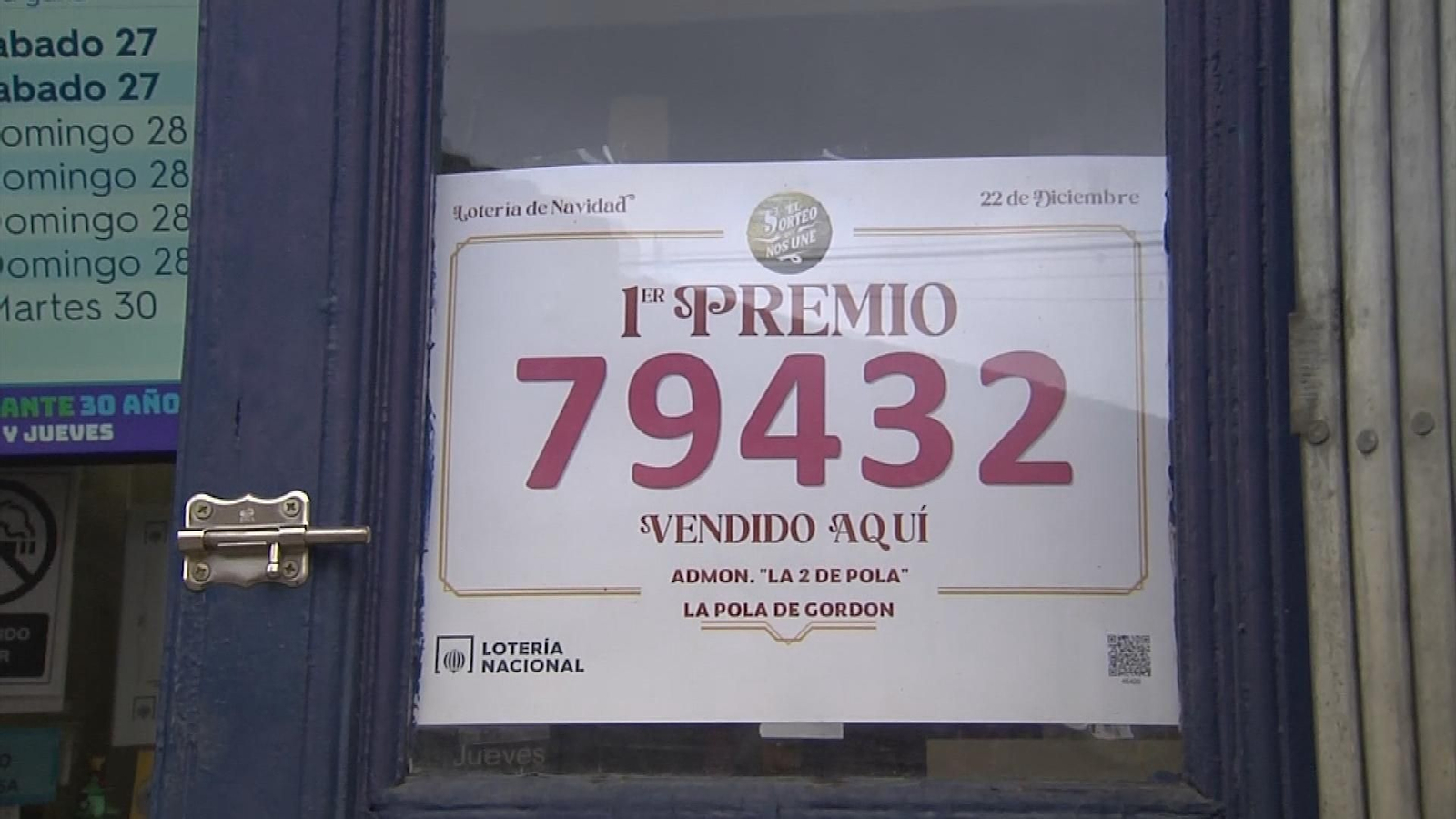Error en la venta del Gordo en Villamanín