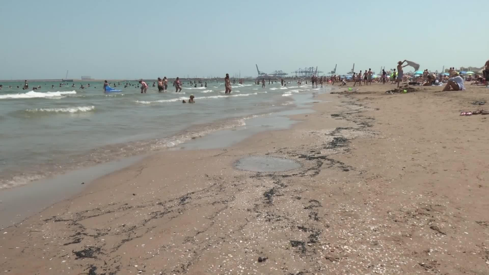va cenizas en playa valencia incendio castellon