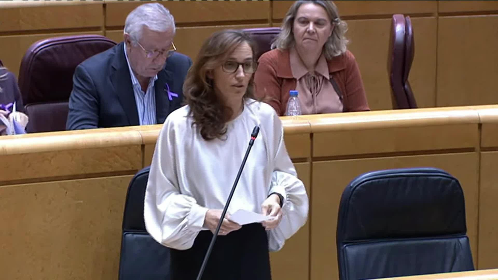 M088-MADRID SENADO BRONCA MÓNICA GARCIA Y JAVIER ARENAS