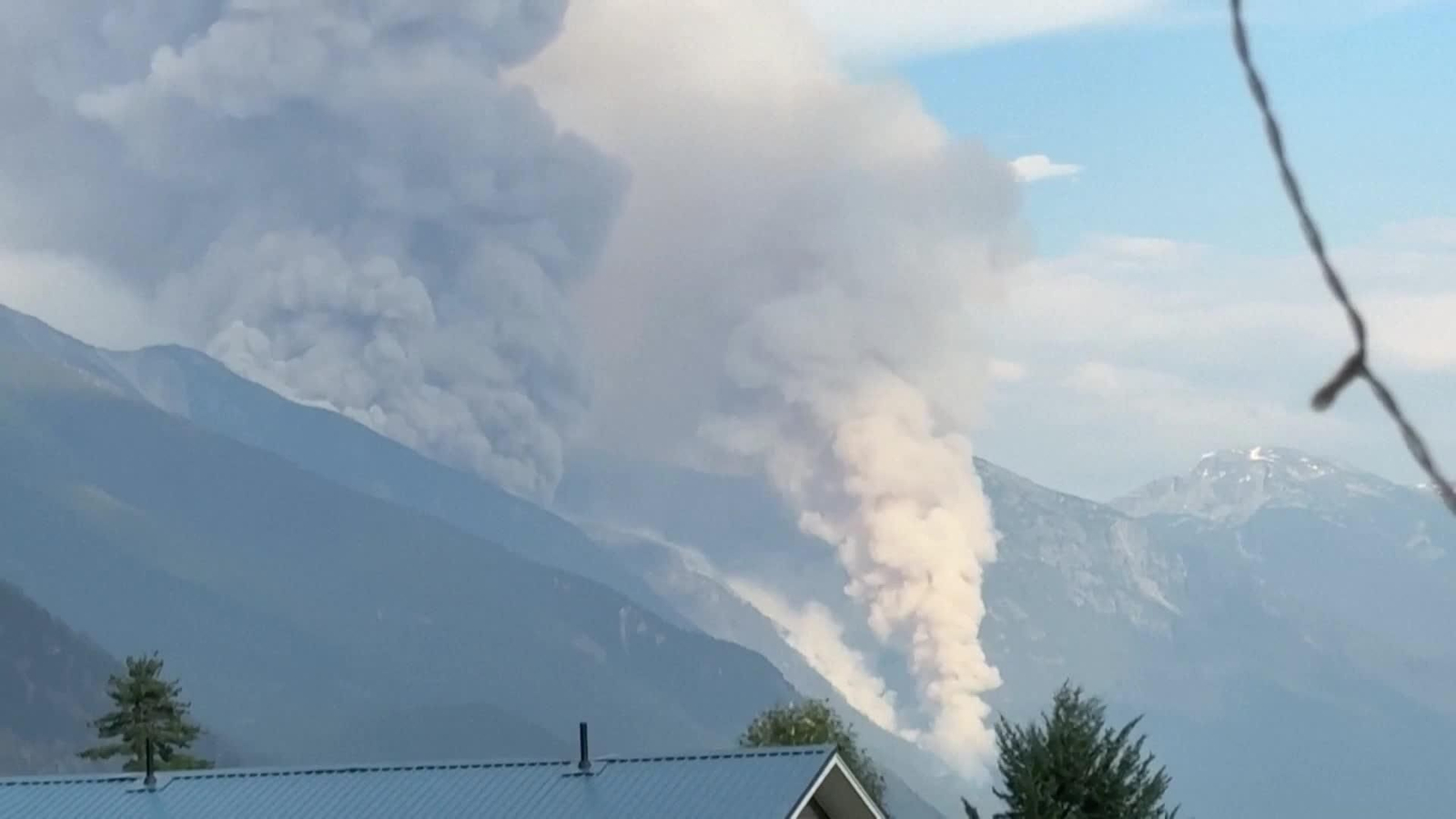 va canada humo fuego